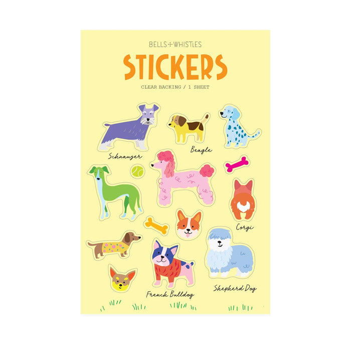 Dogs Clear Stickers