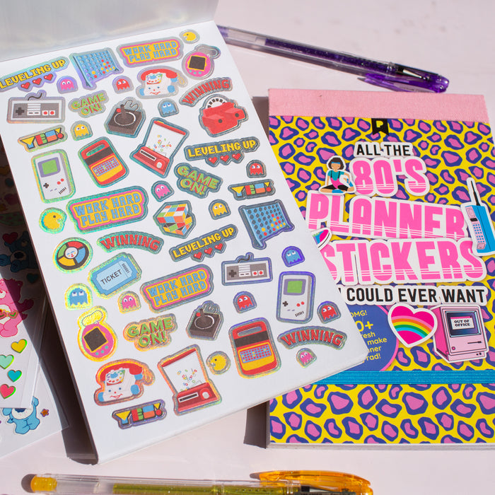 80's Planner Sticker Pad