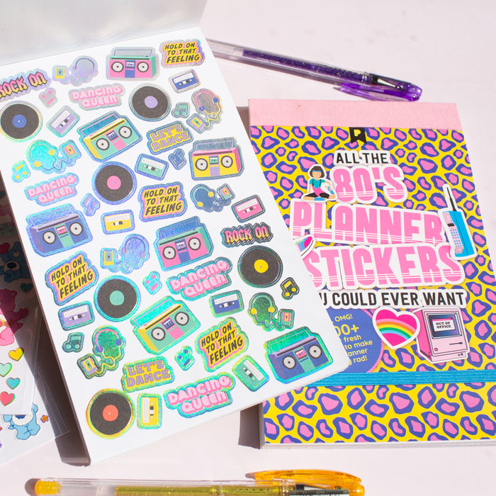 80's Planner Sticker Pad