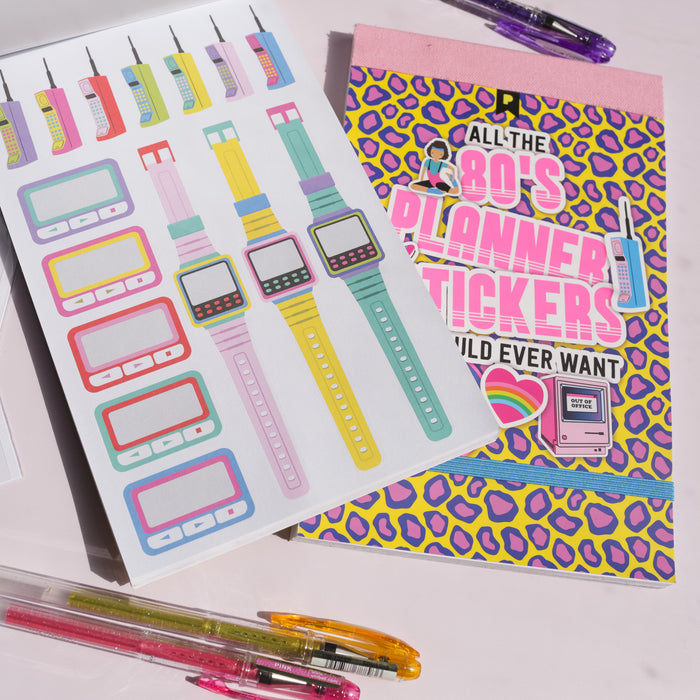 80's Planner Sticker Pad