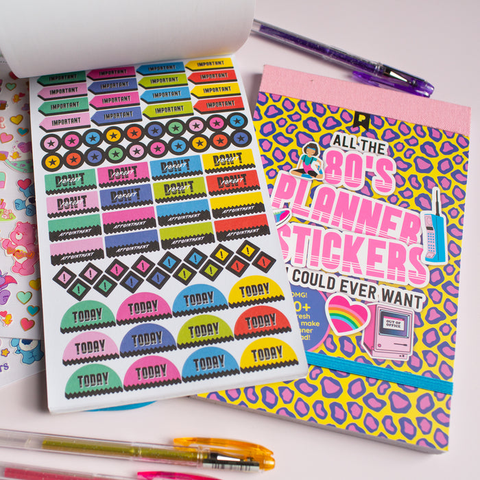 80's Planner Sticker Pad