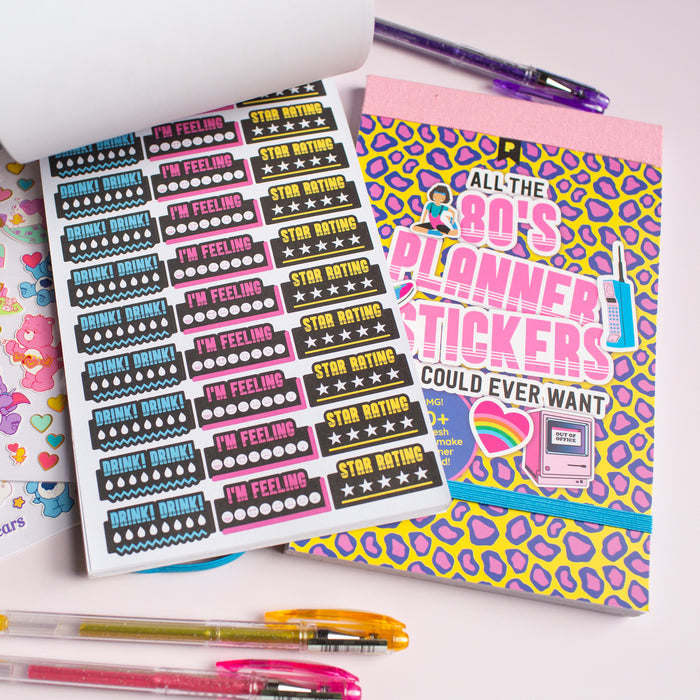 80's Planner Sticker Pad