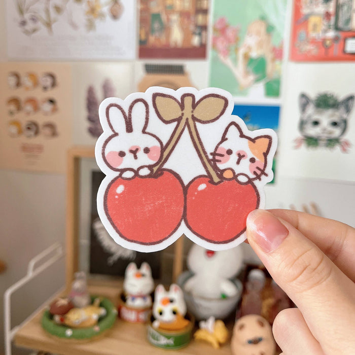 Cherry Friends Vinyl Sticker