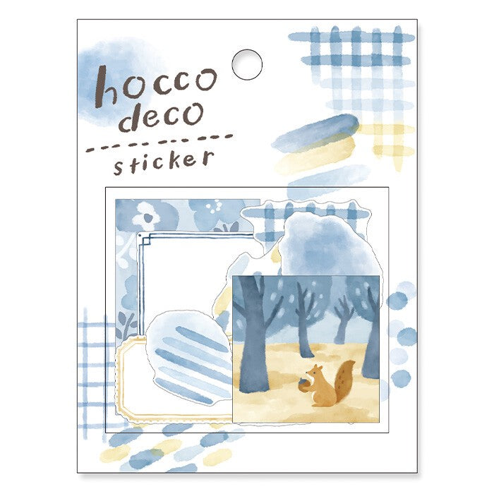 Mind Wave 'Hocco Deco' Series Flake Stickers - Blue