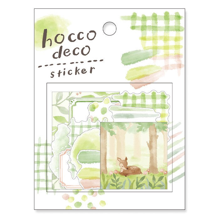 Mind Wave 'Hocco Deco' Series Flake Stickers - Green
