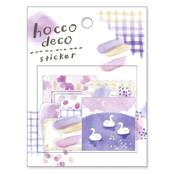 Mind Wave 'Hocco Deco' Series Flake Stickers - Purple