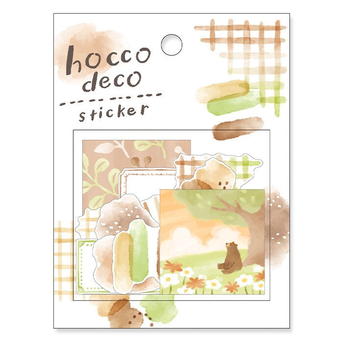 Mind Wave 'Hocco Deco' Series Flake Stickers - Brown