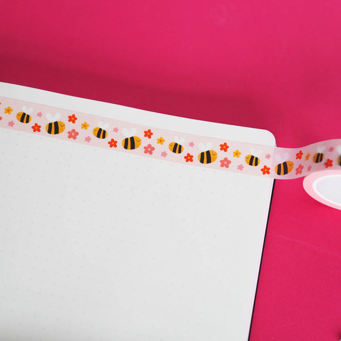 Bee Happy Floral Washi Tape