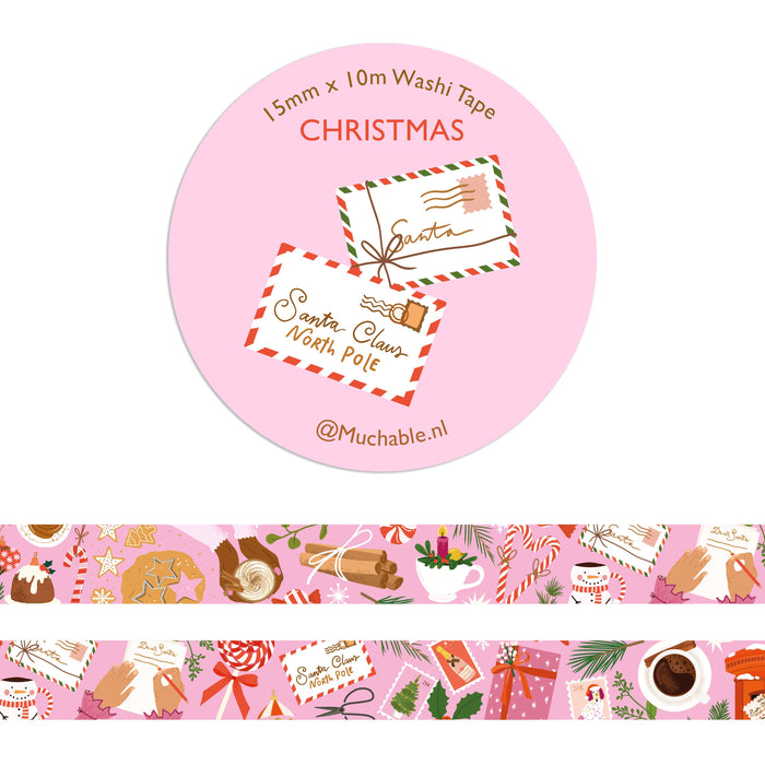 Christmas Letters Washi Tape