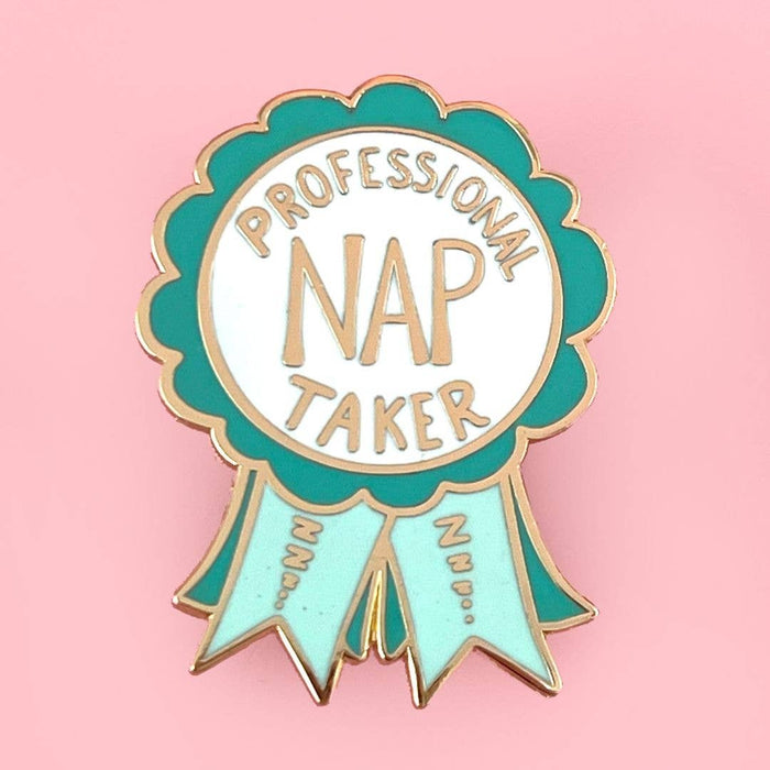 Professional Nap Taker Enamel Lapel Pin