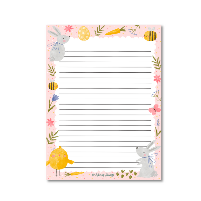 Hello Spring Double-Sided A5 Notepad