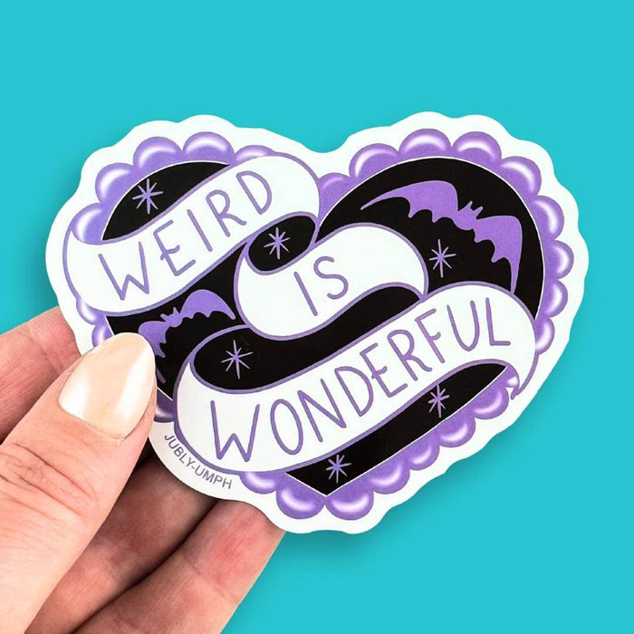 Weird Is Wonderful Vinyl Sticker