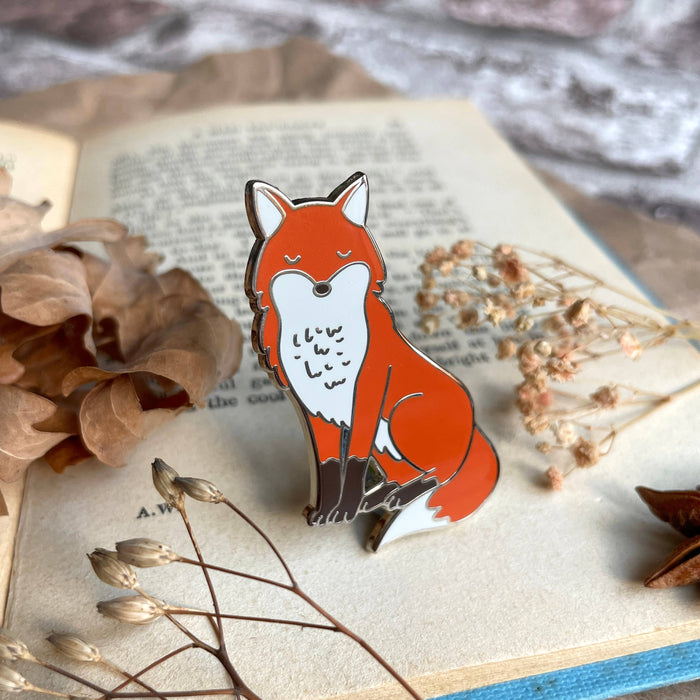 Fox Enamel Pin