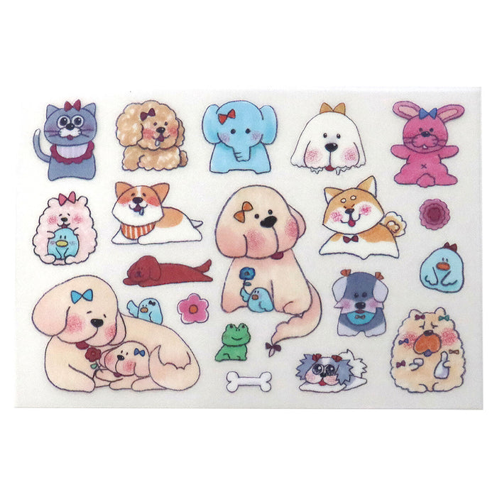 Transfer Stickers for Fabric - Inu Friends