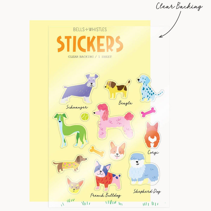 Dogs Clear Stickers