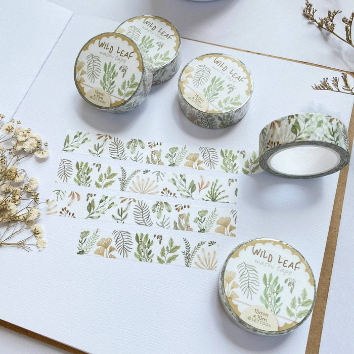 Washi Tape - Wild Leaf