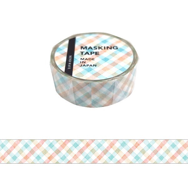 Mind Wave Japan Washi Tape - Check Pattern #6