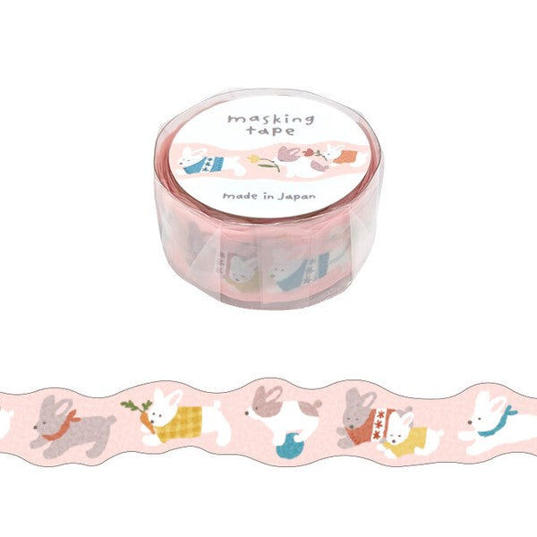 Mind Wave Japan Die Cut Washi Tape - Rabbit