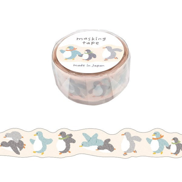 Mind Wave Japan Die Cut Washi Tape - Penguin