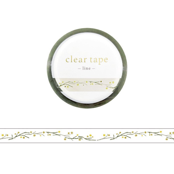 Mind Wave Gold Foil Clear Tape - Twig