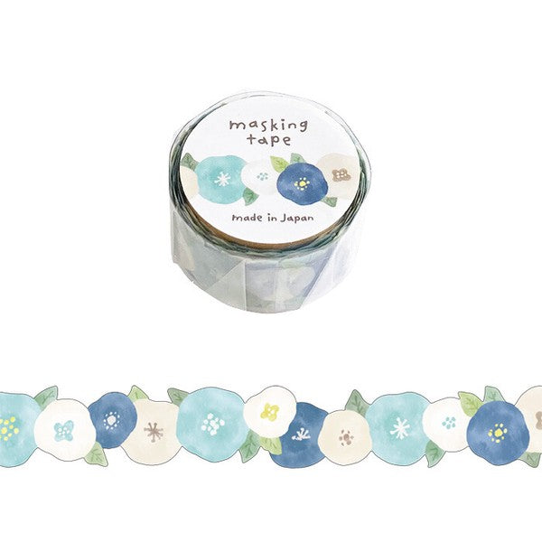 Mind Wave Japan Die Cut Washi Tape - Hana Blue