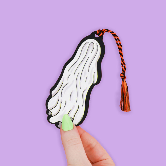 Reading Ghost Bookmark with Tassel