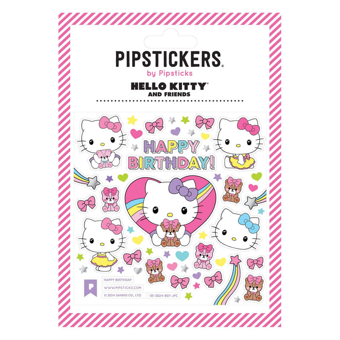 Hello Kitty Happy Birthday Stickers by Pipsticks