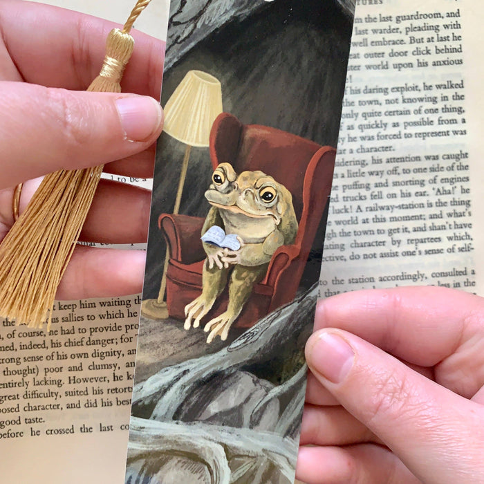 Bookmark - Reading Toad