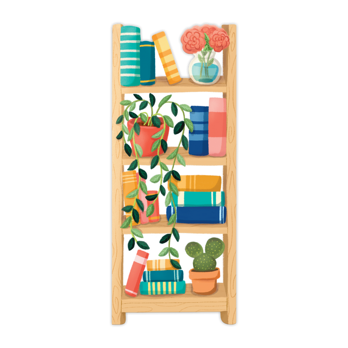 Bookshelf Die-Cut Bookmark