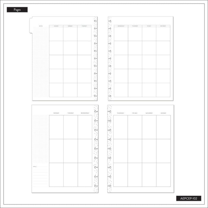 The Happy Planner 'Sketchy Florals' CLASSIC VERTICAL Extension Pack - 6 Months