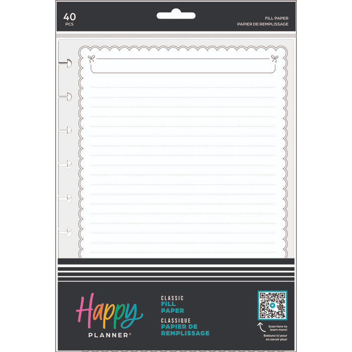 The Happy Planner 'Sweet & Simple' CLASSIC Filler Paper