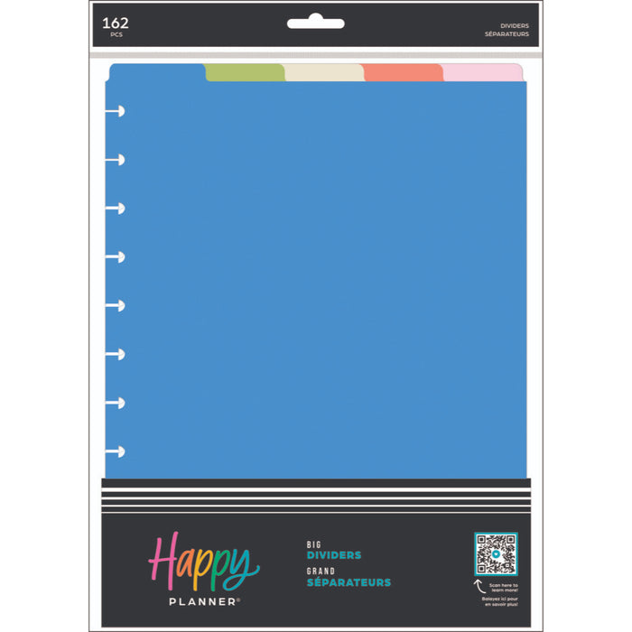 The Happy Planner 'Bright Day' BIG Plastic Dividers - 5 Pack