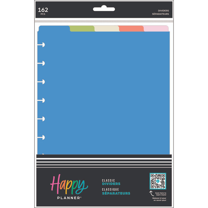 The Happy Planner 'Bright Day' CLASSIC Plastic Dividers - 5 Pack