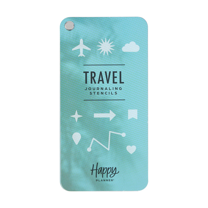 The Happy Planner 'Travel' Stencil Fan Book - 5 Sheets