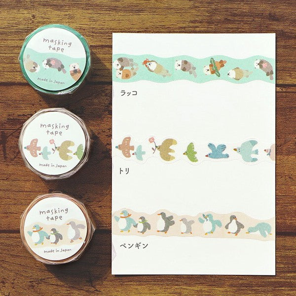 Mind Wave Japan Die Cut Washi Tape - Penguin