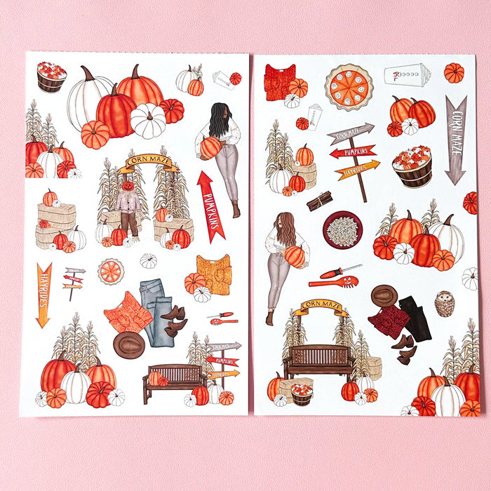 Autumn Allure Deluxe Sticker Book