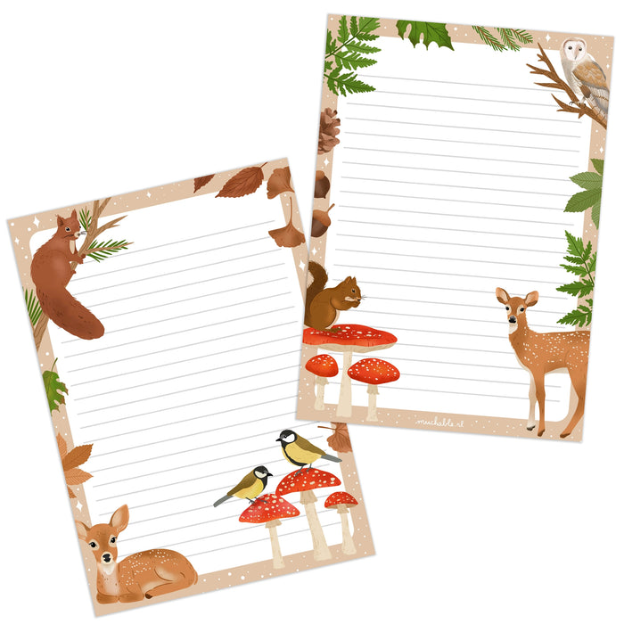 Autumn Double-Sided A5 Notepad