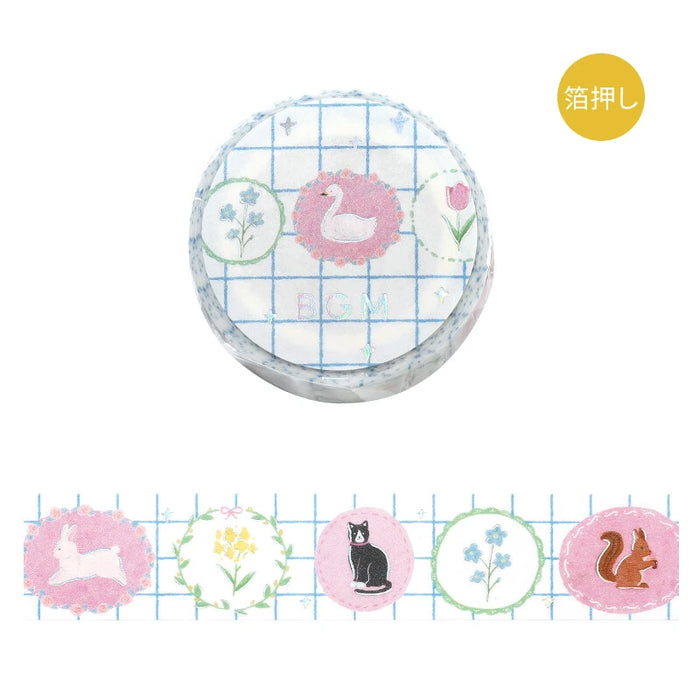 BGM Foil Washi Tape - Brooch