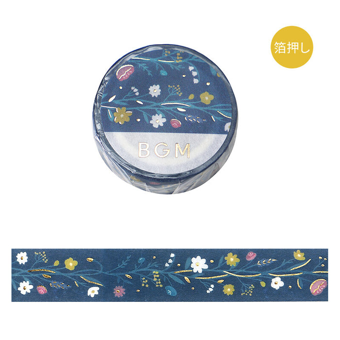 BGM Japan Foil Washi Tape - Tsuchihatsukana