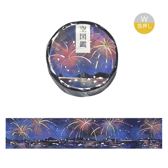 BGM 'Sky' Washi Tape - Fireworks