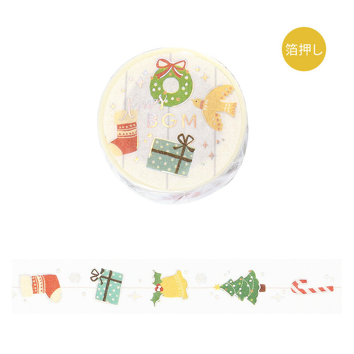 BGM Japan Christmas Washi Tape - Ornaments