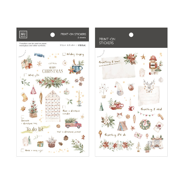 Print-On Stickers Christmas #022