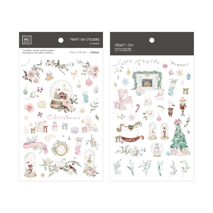 Print-On Stickers Christmas #025