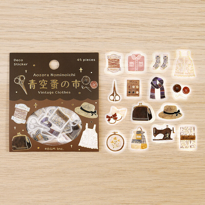 BGM 'Flea Market' Washi Paper Deco Stickers - Thrift Shop