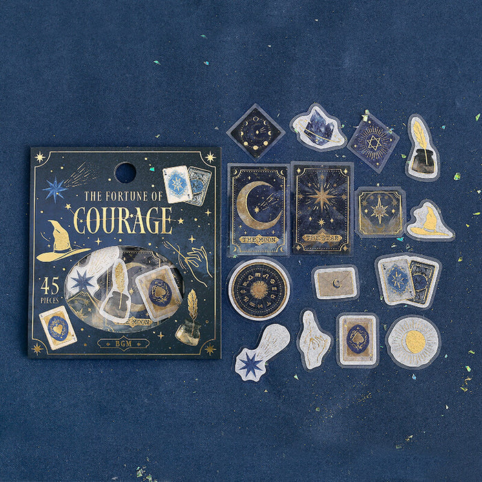 BGM 'Fortune' Washi Paper Deco Stickers - Courage