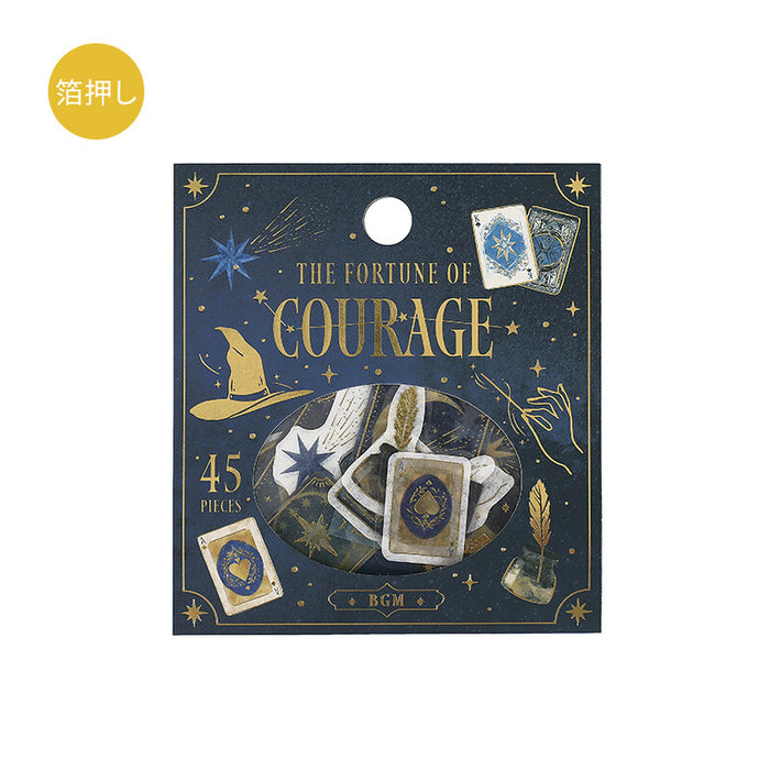 BGM 'Fortune' Washi Paper Deco Stickers - Courage