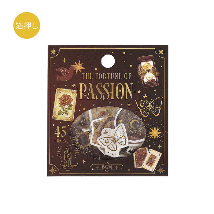 BGM 'Fortune' Washi Paper Deco Stickers - Passion