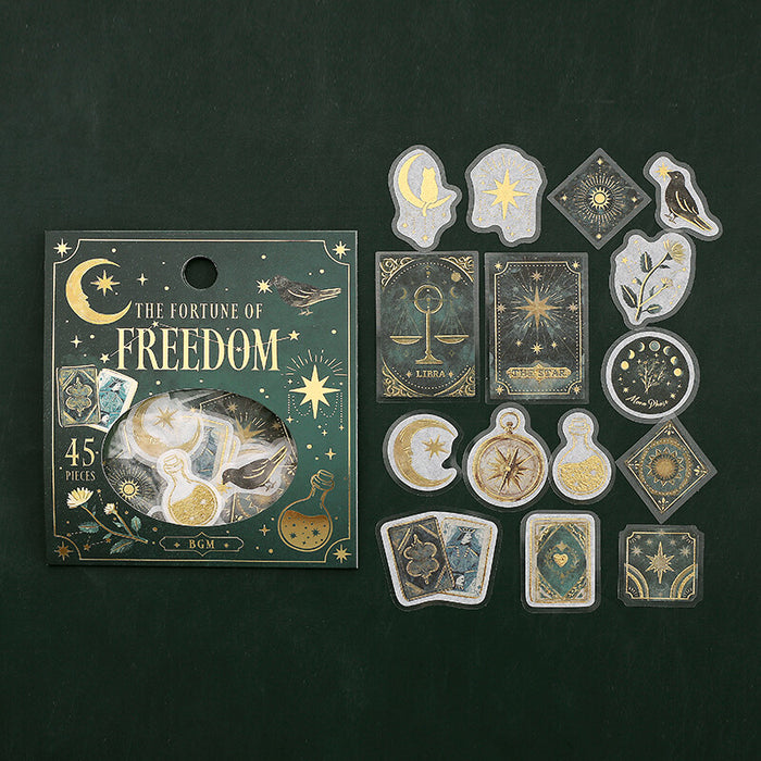 BGM 'Fortune' Washi Paper Deco Stickers - Freedom