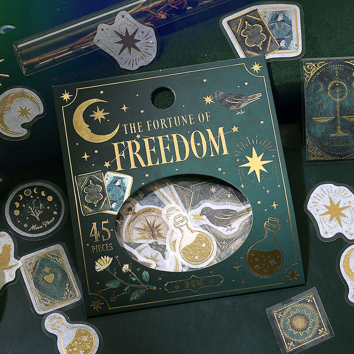 BGM 'Fortune' Washi Paper Deco Stickers - Freedom