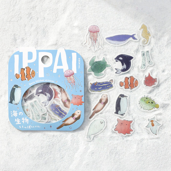 BGM Washi Paper Deco Stickers - Sea Life